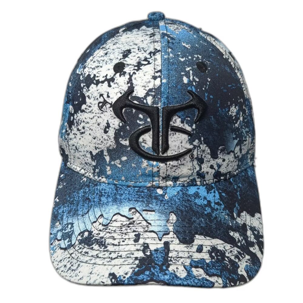 TrueTimber Baseball Cap Blue White Camo Embroidered Adjustable Strapback Hat OS